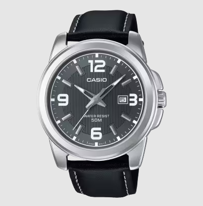 Orologio Uomo Acciaio e Nero MTP-1314PL-8AVEF