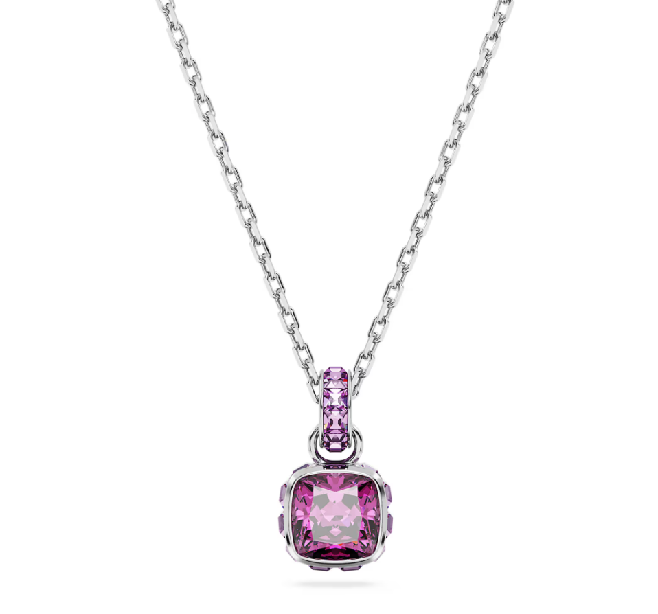 Pendente Birthstone con Pietra Viola Ametista 5651708