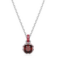 Pendente Birthstone con Pietra Rosso Granata 651709