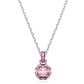 Pendente Birthstone con Pietra Rosa Opale 5651791