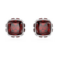 Orecchini a Lobo Birthstone Rosso Acceso 5660798