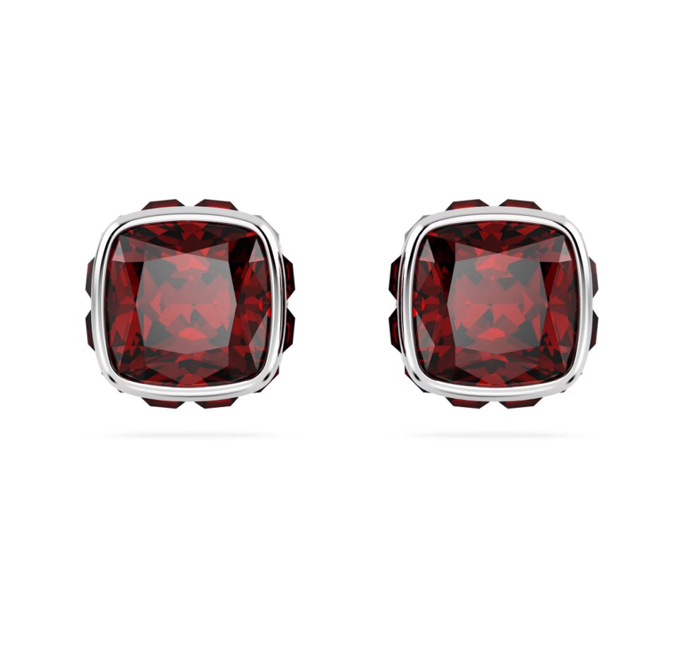 Orecchini a Lobo Birthstone Rosso Acceso 5660798