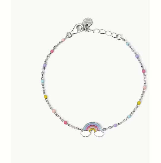 Bracciale Bambina Rainbow con Arcobaleno Smaltato 533934