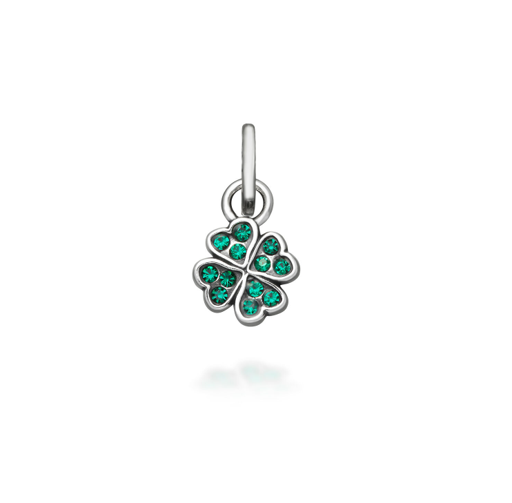 Charm Mini Quadrifoglio Crystal Verde 12174