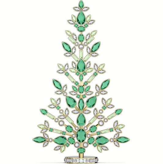 Albero di Natale Gema con Cristalli Verde 5691040