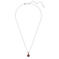 Pendente Birthstone con Pietra Rosso Granata 651709