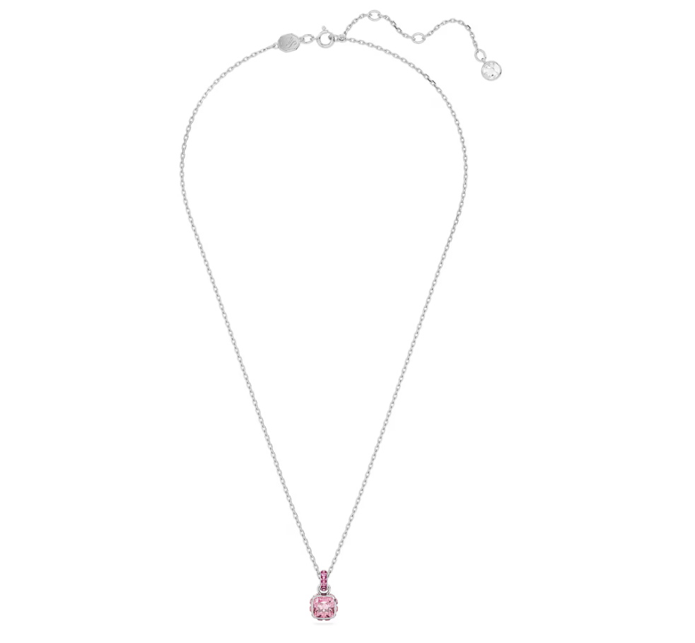 Pendente Birthstone con Pietra Rosa Opale 5651791