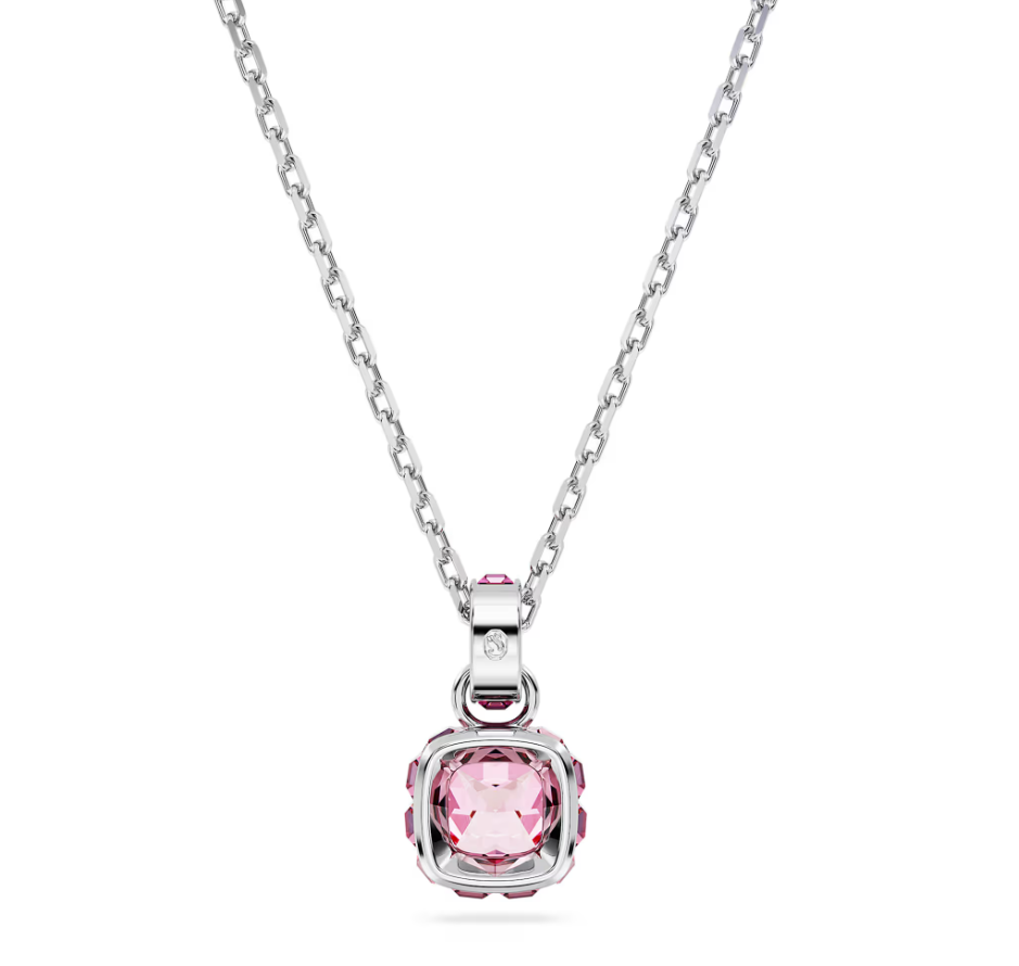 Pendente Birthstone con Pietra Rosa Opale 5651791