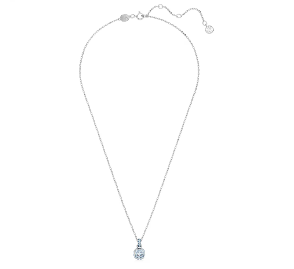 Pendente Birthstone con Pietra Blu Acquamarina 5651794