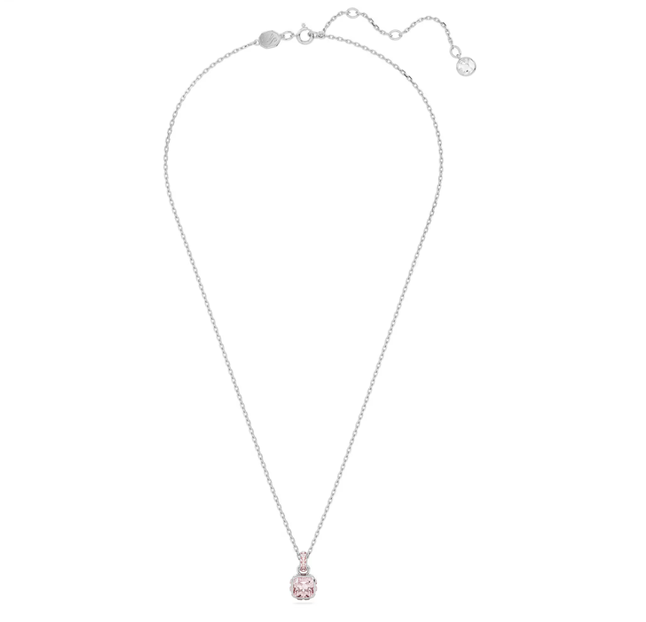 Pendente Birthstone con Pietra Rosa Perlaceo 5652044