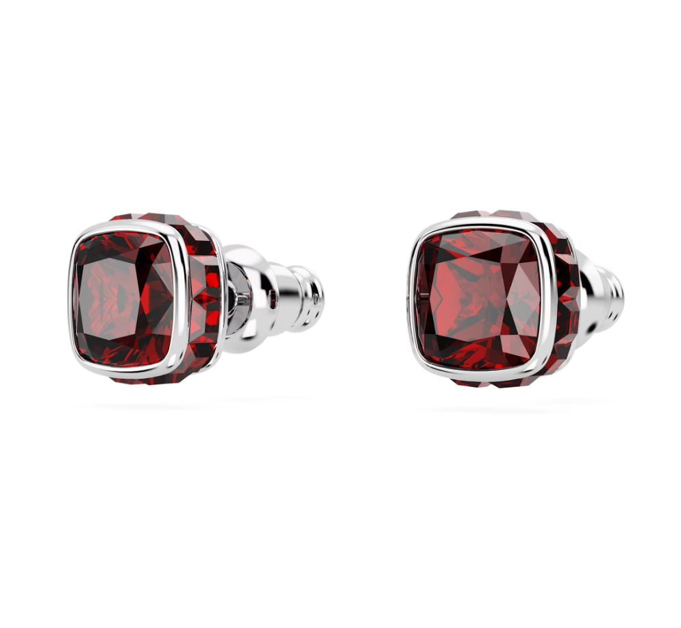 Orecchini a Lobo Birthstone Rosso Acceso 5660798