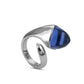 Anello Contrariè con Cristallo Light Sapphire KAN014L