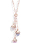 Collana con Cristalli Quarzo Rosa, Pietra di Luna e Agata Grigia Gatteggiante KGR010RS