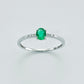 Anello con Smeraldo e Diamanti LID3049VX