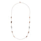 Collana con Foglie e Pavè di Zirconi WSBZ01476.W