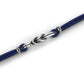 Bracciale Uomo in Pelle Blu con Nodo Piano MBR142B