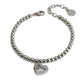 Bracciale Catena a Sfere con Cuore MY/BR49