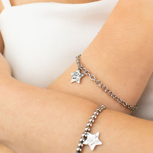 Bracciale Catena Doppia con Stella MY/BR54