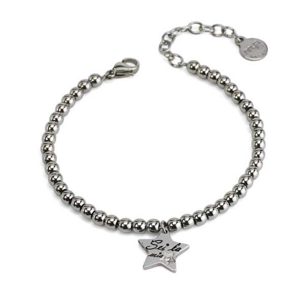 Bracciale Catena a Sfere con Stella MY/BR55