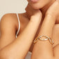 Pulsera Agradecido Dorado PUL2337ORO0000U