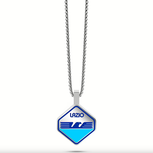 Collana Uomo S.S. Lazio Acciaio B-LC010UAS