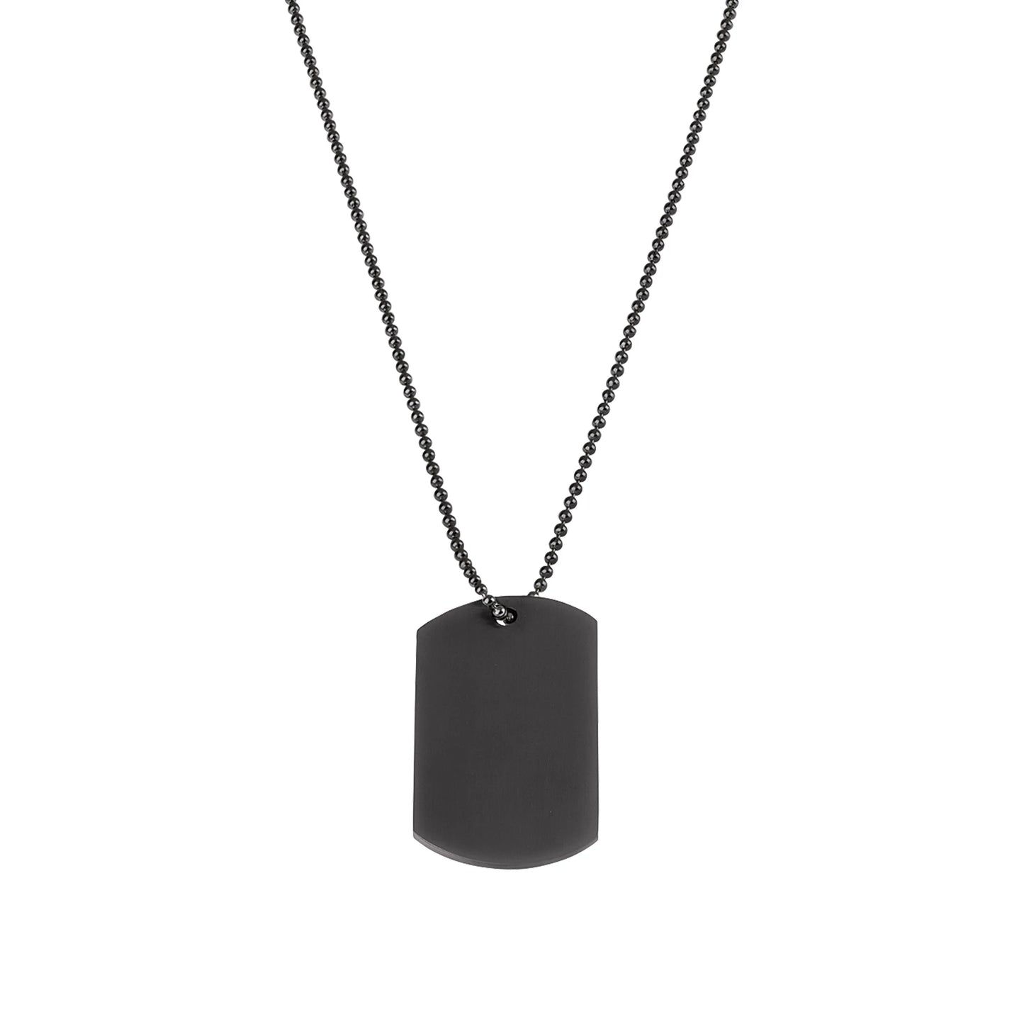 Collana Uomo B Tag con Piastrina in Titanio Satinato TJ2875