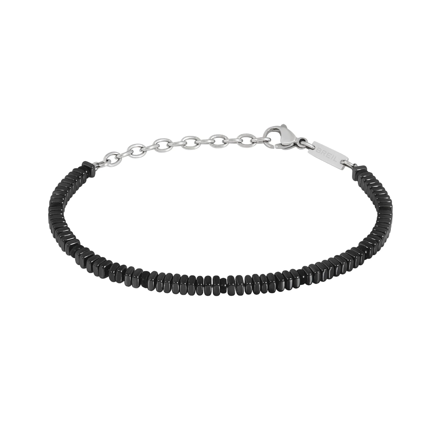 Bracciale Uomo Mixology in Ematite e Agata Nera TJ3431