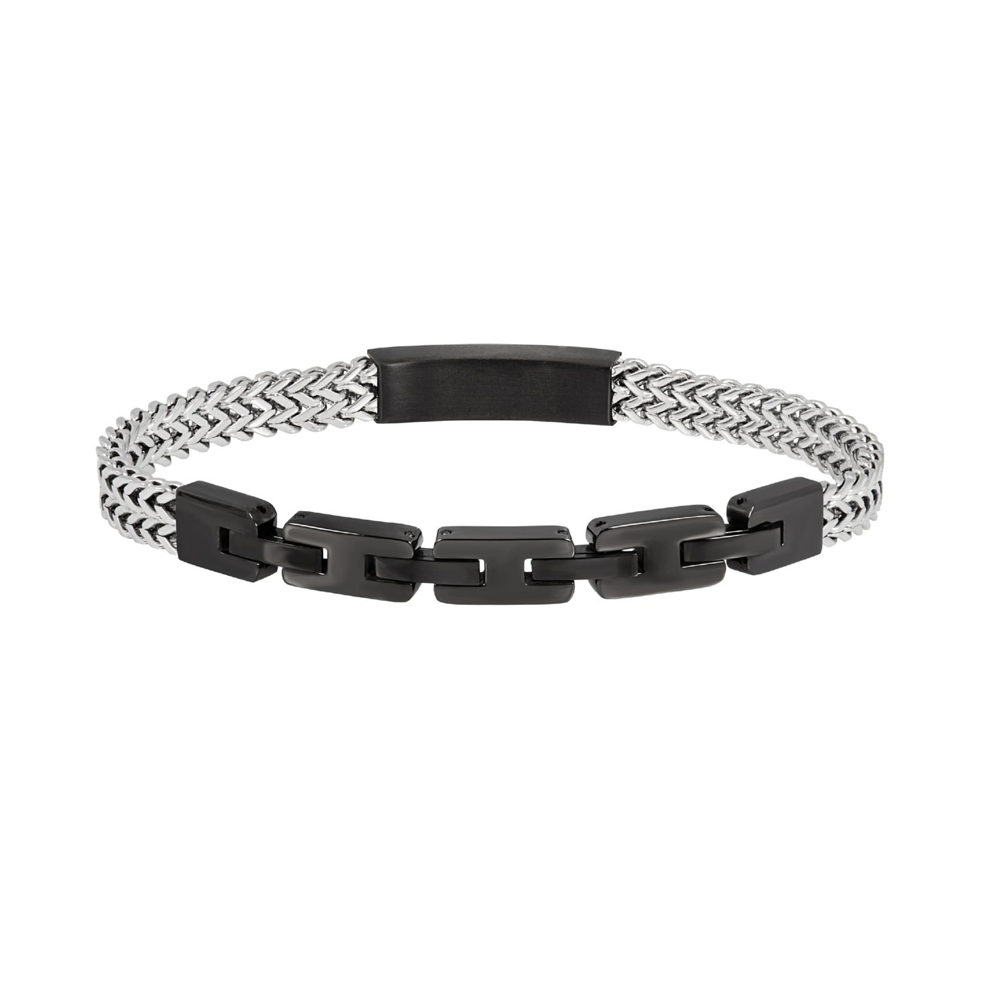 Bracciale Uomo Edit Out in Acciaio e Nero TJ3434