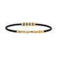 Bracciale Uomo Loop Nero e Dorato TJ3437