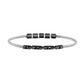 Bracciale Uomo Loop Acciaio e Nero TJ3438