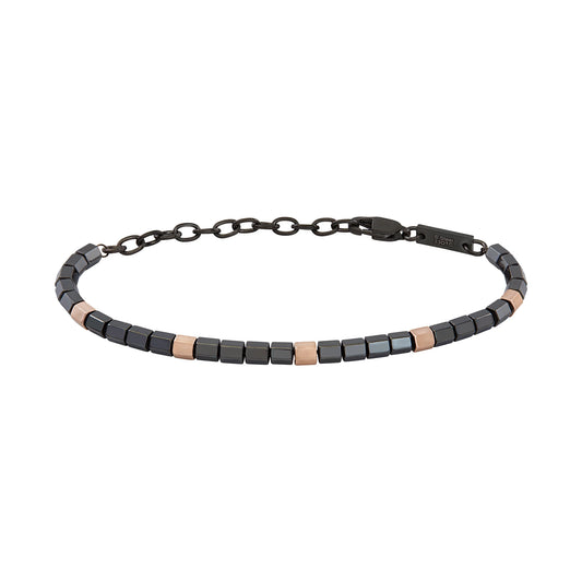 Bracciale Uomo B Rocks in Acciaio ed Ematite TJ3554