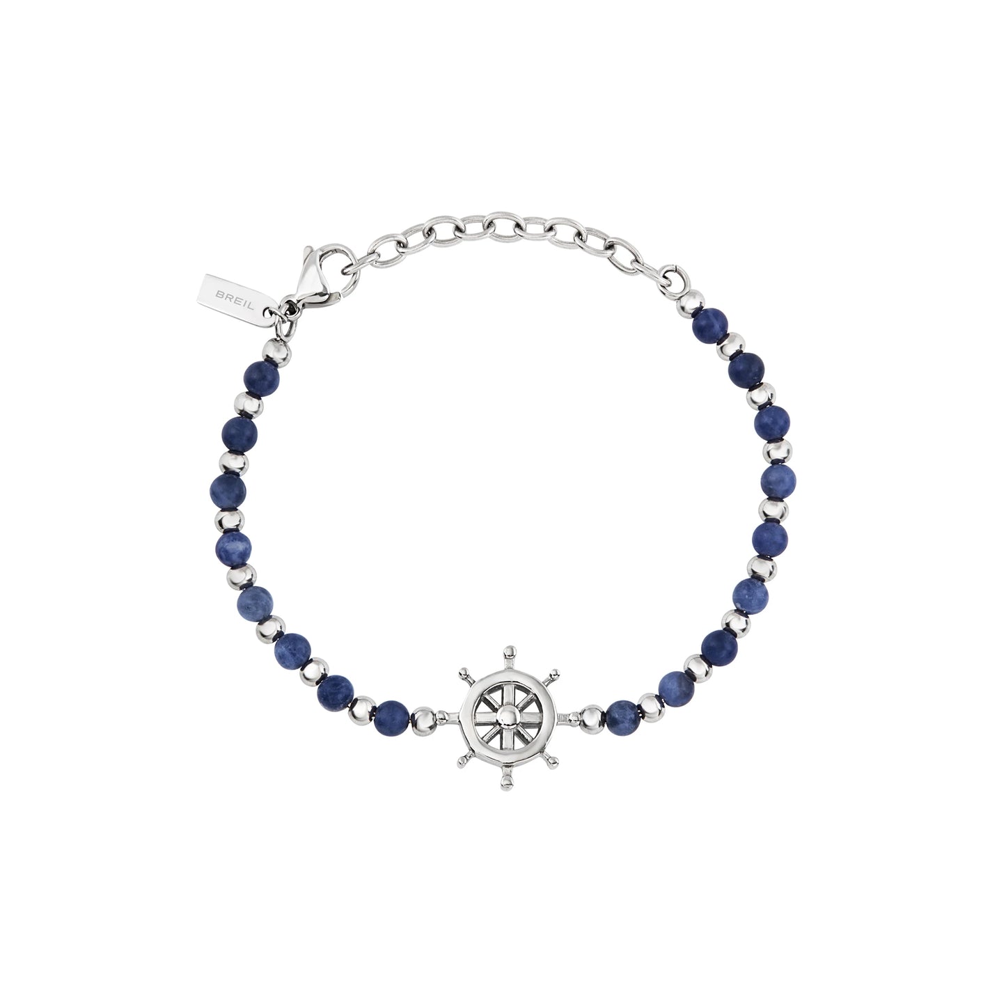 Bracciale Uomo Soundwave in Acciaio e Sodalite TJ3587