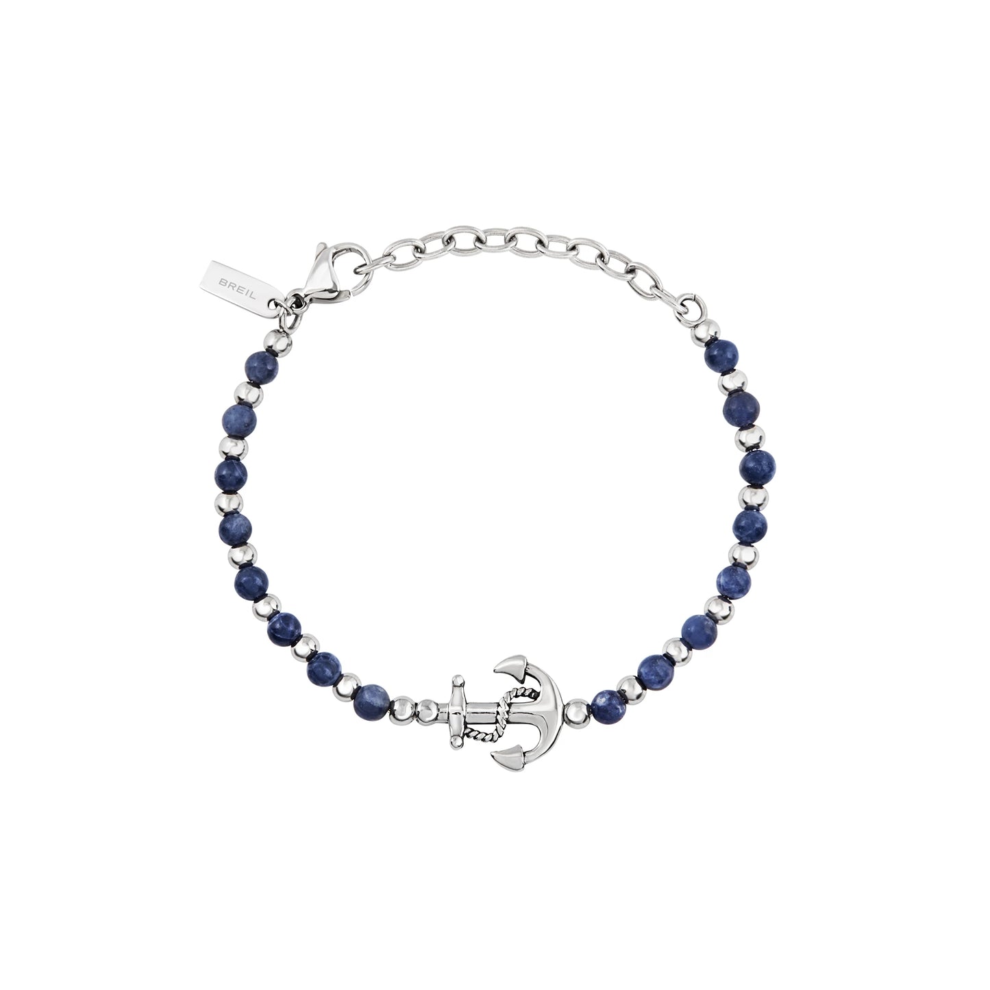 Bracciale Uomo Soundwave in Acciaio e Sodalite TJ3588