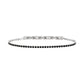 Bracciale Tennis in Acciaio e Cubic Zirconia Neri TJ3594