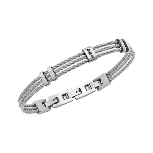 Bracciale Uomo Loop in Acciaio TJ3631