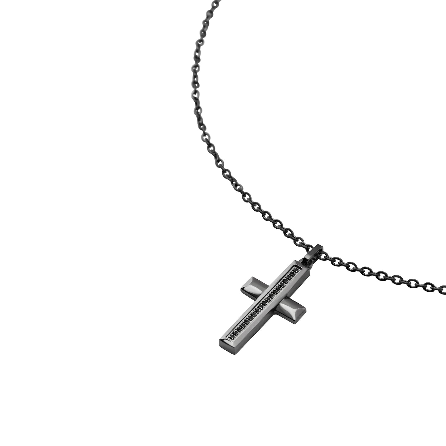 Collana Uomo Tag And Cross Gun con Croce TJ3638