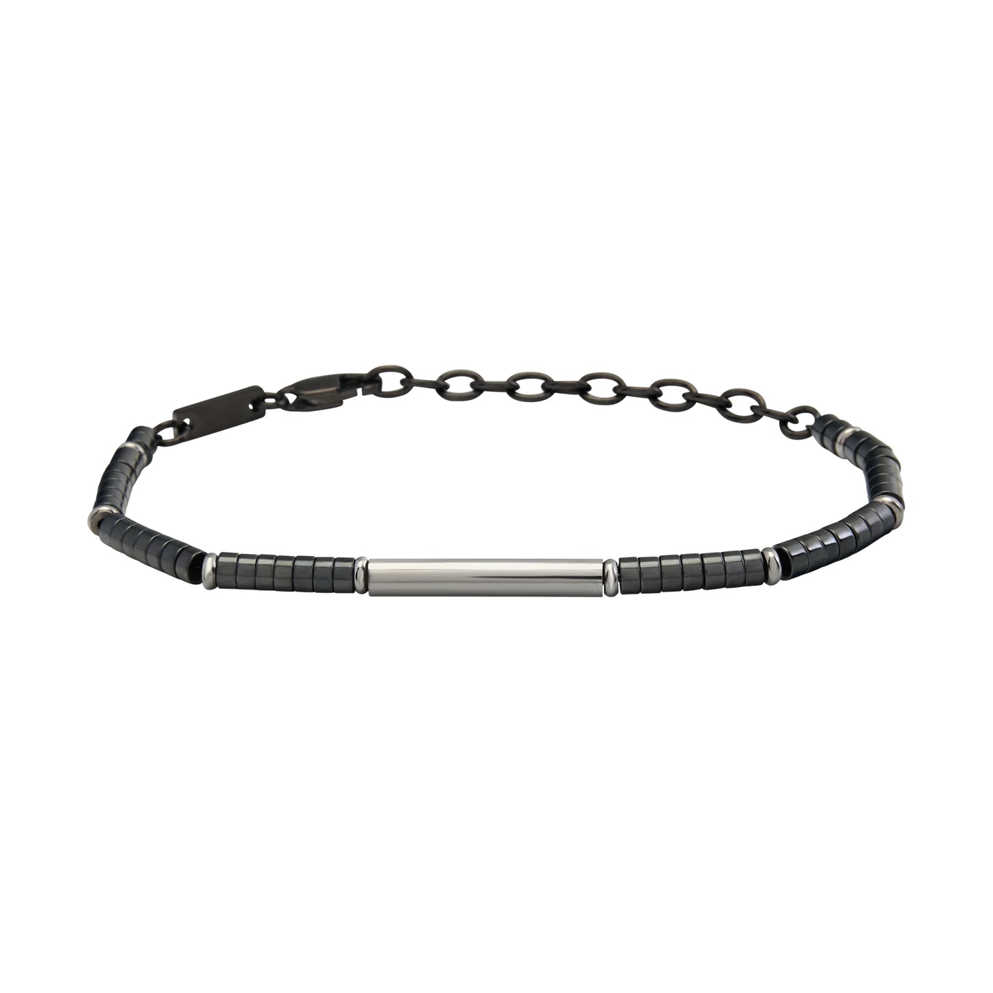 Bracciale Uomo B Rocks in Acciaio ed Ematite TJ3639