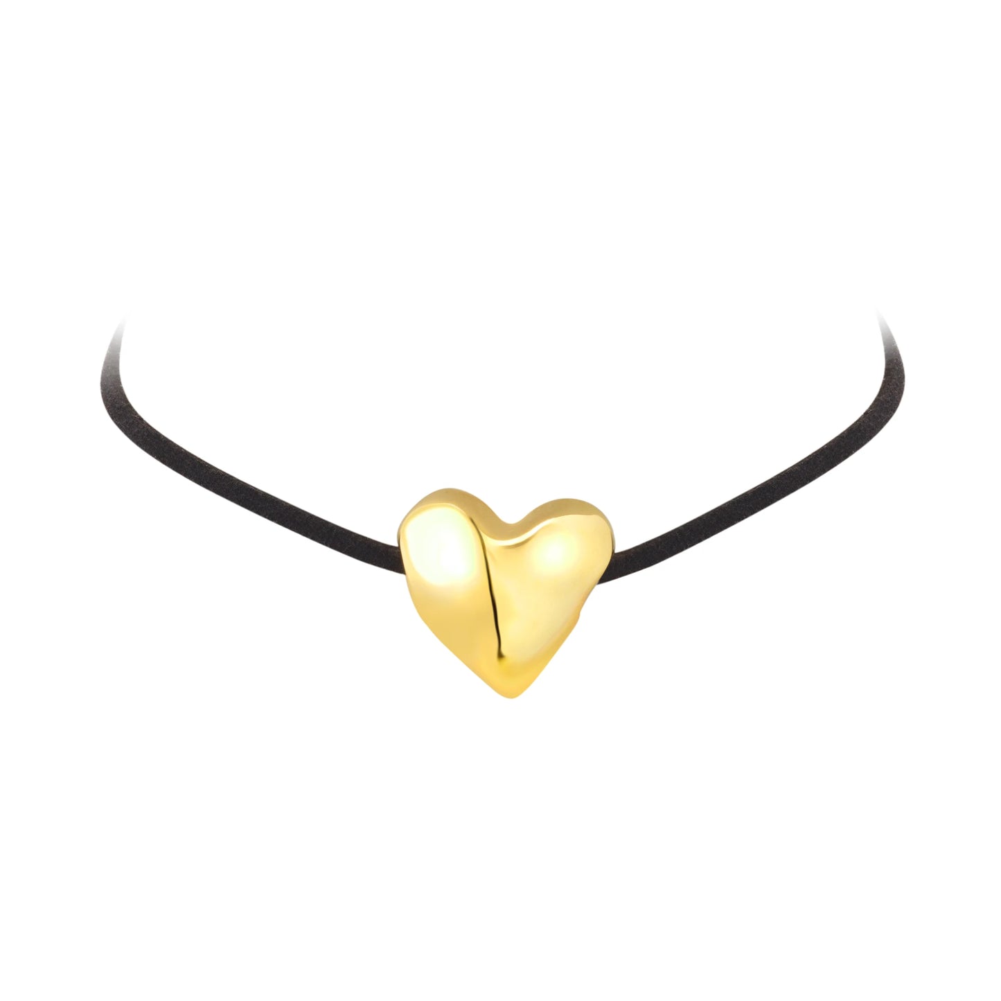 Choker Big Heart Dorato TJ3690