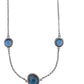 Collana Lunga con Cristalli Color Blu Sky e Blu Montana XGR680B