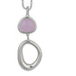 Collana con Elementi Pendenti e Cristallo Quarzo Rosa XGR682R