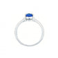 Anello Tesori con Pietra Blu a Goccia SAIW204