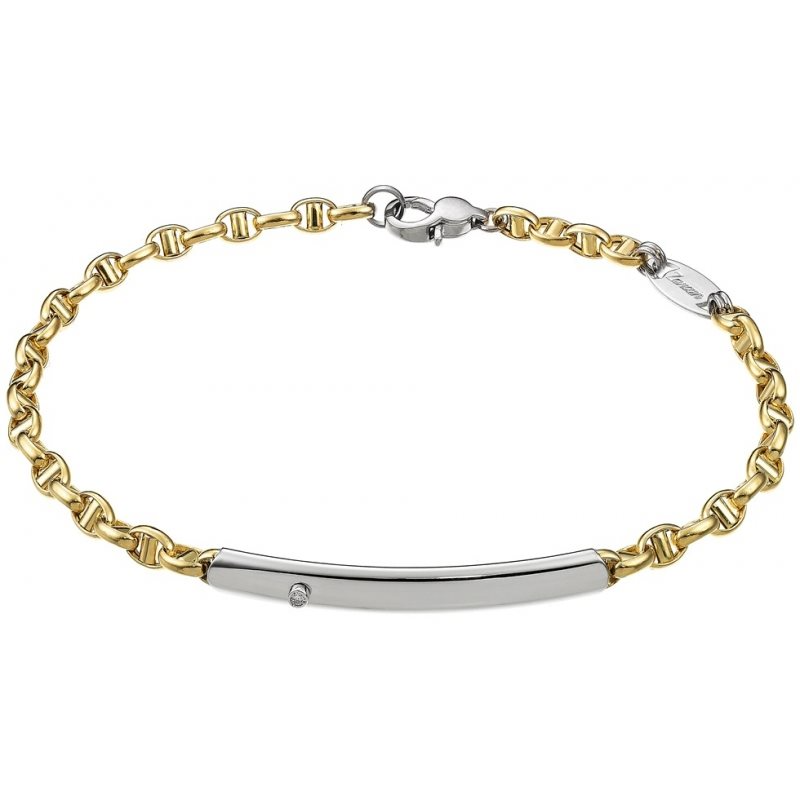 Bracciale Uomo Insigna Dorato e Acciaio EB547BG