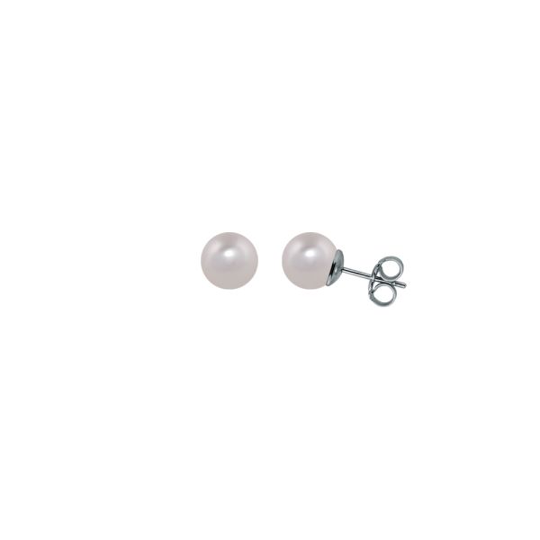 Orecchini in Argento e Perle 6mm Bianche BF/OR01