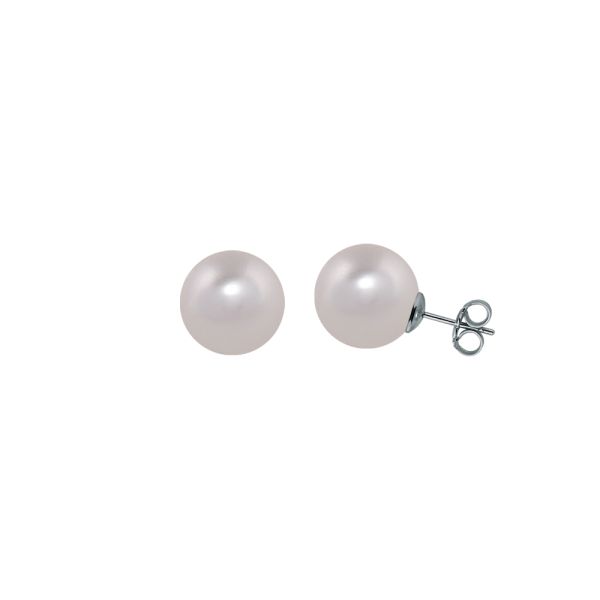 Orecchini in Argento e Perle 10mm Bianche BF/OR03