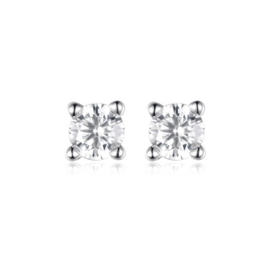 EVOR04000203 Pendientes Plata Circón Blanco