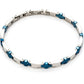 Bracciale Uomo 4US in Acciaio con Inserti Blu 4UBR5104