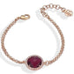 Pulsera Rosato Sharada con Cristal Turmalina Roja XBR953RS