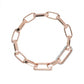 Bracciale Rosato con Pavé di Zirconi WSBZ01871.W