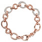 Bracciale Rosato con Cristalli Bianchi WSBZ01846.W