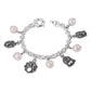 Bracciale in Argento con Perle e Maschere 28054pb